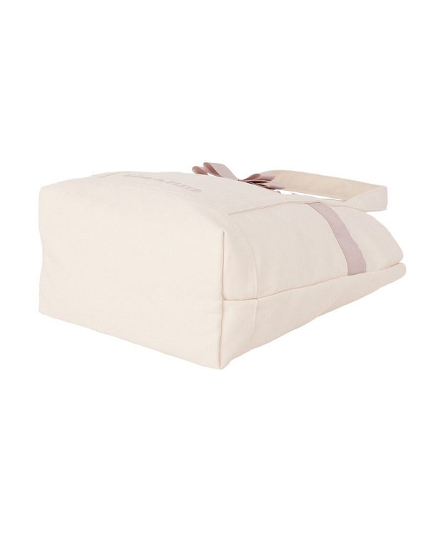 Maison de FLEUR マルチポケット帆布トートSバッグ Ivory