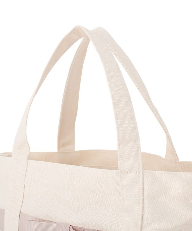 Maison de FLEUR マルチポケット帆布トートSバッグ Ivory