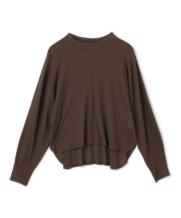 uncrave シアーハイツイストリブ ドルマントップス ブラウン