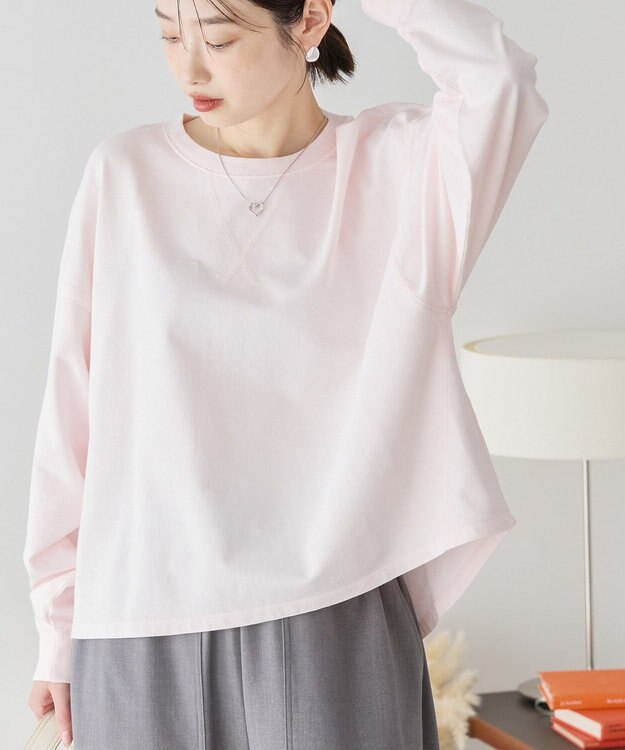 AMERICAN HOLIC ピグメント加工裏毛ルーズプルオーバー Pink