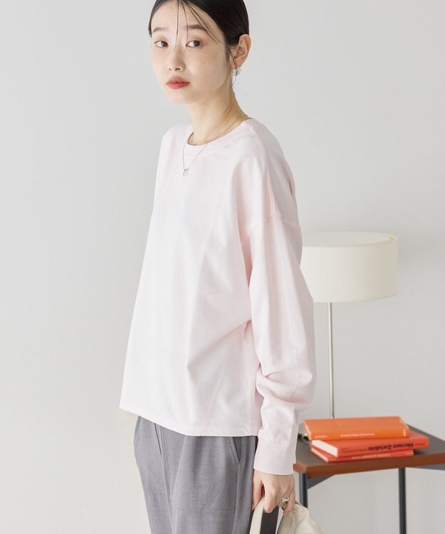 AMERICAN HOLIC ピグメント加工裏毛ルーズプルオーバー Pink
