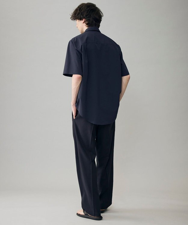UNFILO MENS ウーリーノ 2タックスラックス ネイビー