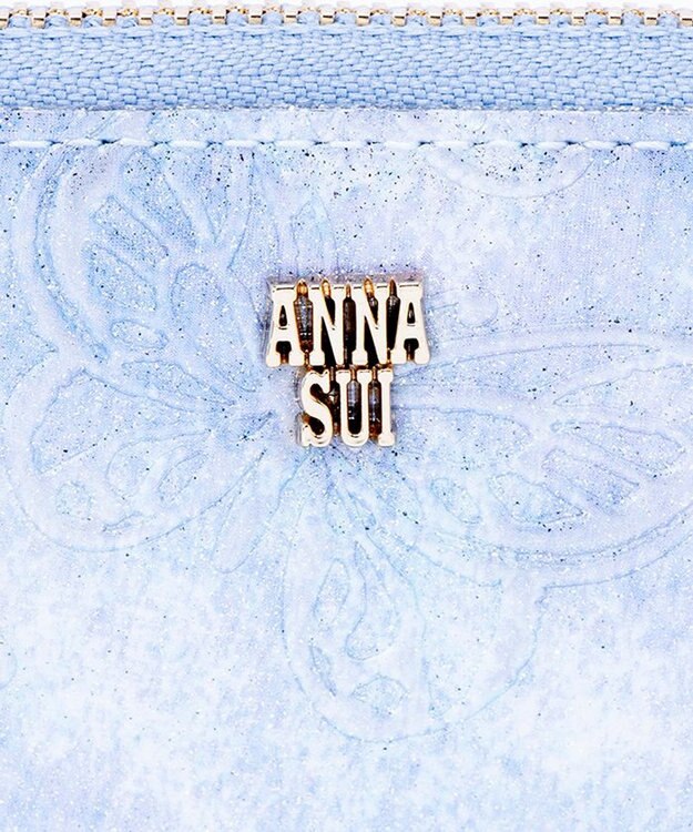 ANNA SUI パピヨン マルチケース ライトブルー