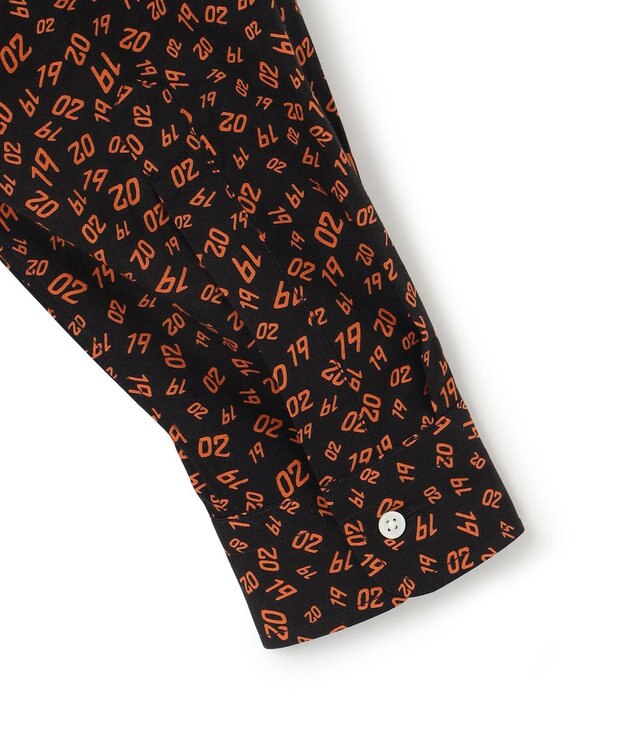 J.PRESS MEN 【J.PRESS ORIGINALS】Broad Print 1902 Regular Collar Shirt / Baggy Fit ブラック系5