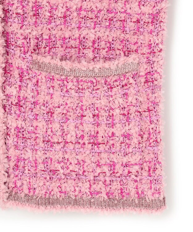 TOCCA 【洗える】THOUSAND WAVE ニットジャケット ピンク系