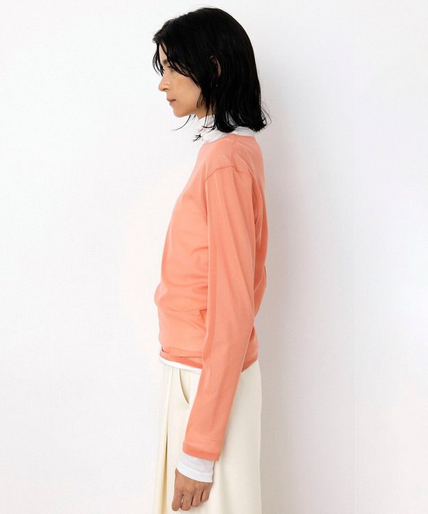 NAVE 【Nave・洗える】チュールジャージー トップス オレンジ系