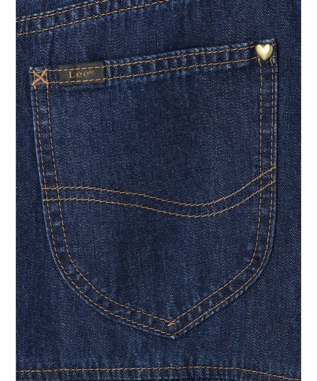 earth music&ecology Ｌｅｅ×ｅ．ｍ．ａ．ｅ．デニムフリルスカート Medium Indigo