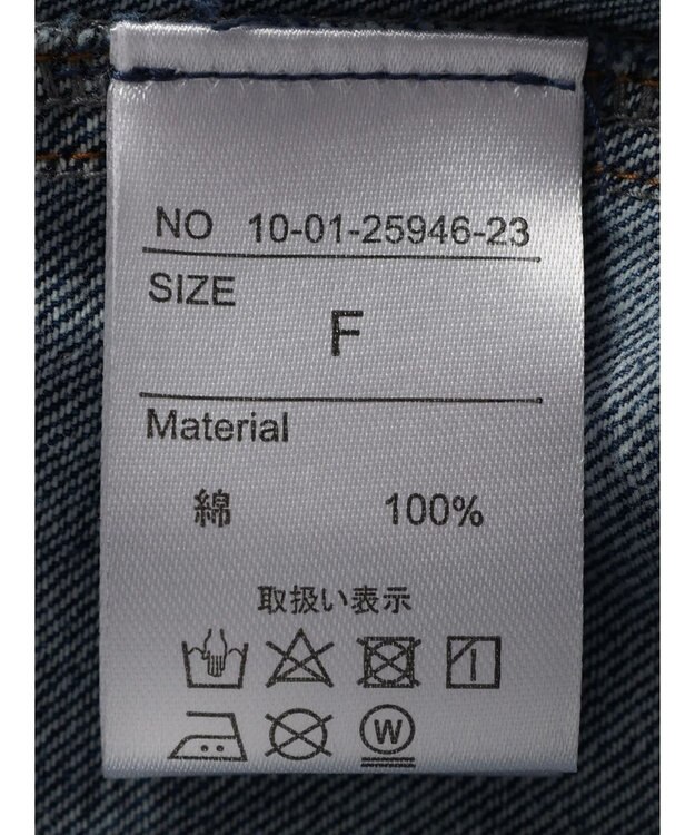 CRAFT STANDARD BOUTIQUE デニムパールボタンワンピース Indigo