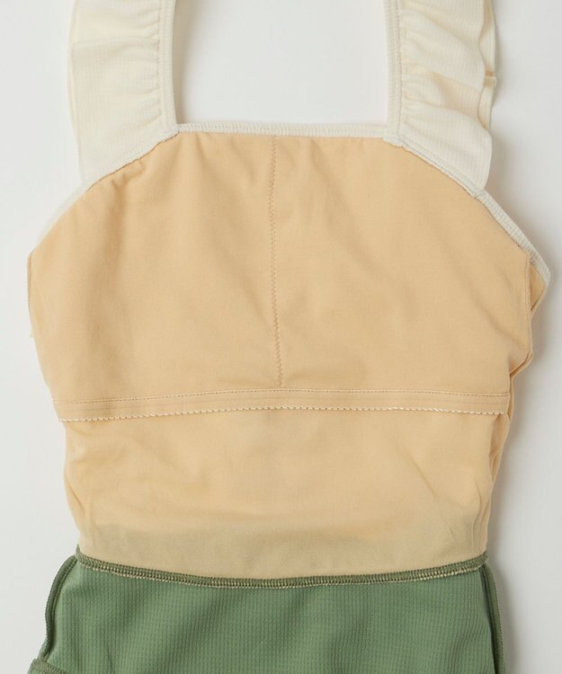 OP／FILA 【repipi armario】編上げAライン水着 カーキ