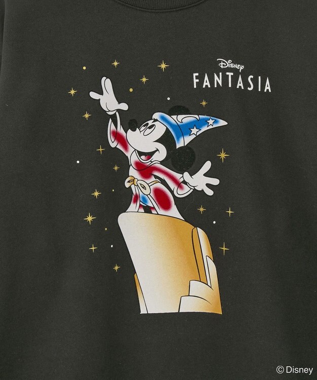 Green Parks ＦＡＮＴＡＳＩＡ／フロッキープリントスウェット Black