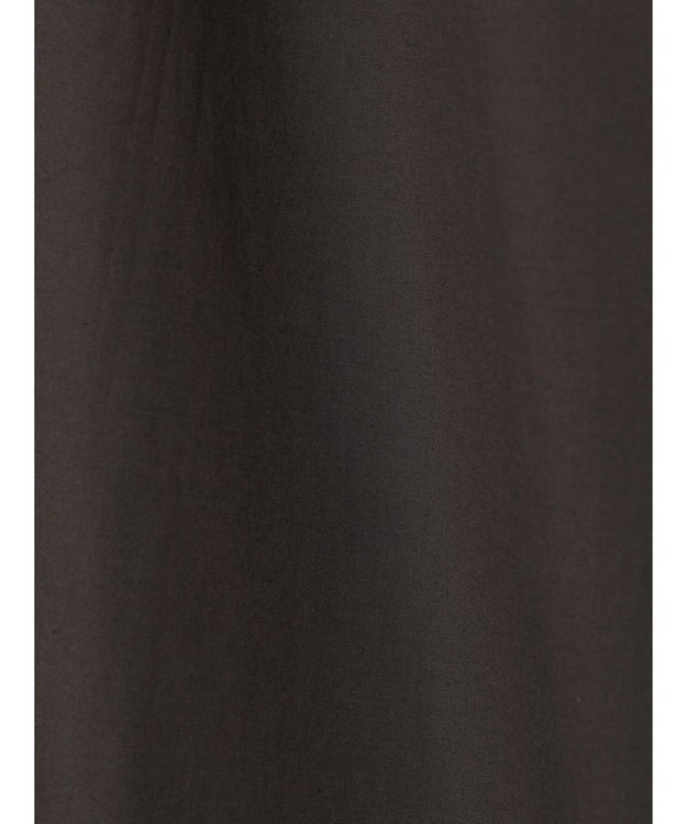 Green Parks ミドル丈シャツワンピースII Charcoal Gray