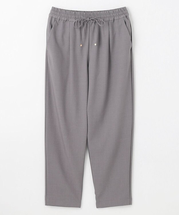 ANY 【ウエストゴム】イージーケアライトストレッチテーパードパンツ チャコール