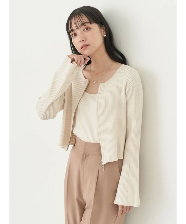 ダブルジップカーディガン / earth music&ecology | ファッション通販