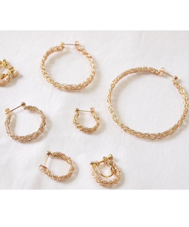 CASUMINO hoop S イヤリング gold