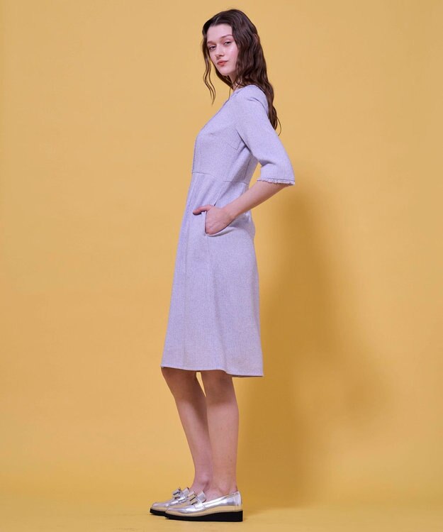 TOCCA FROST MIST TWEED ドレス ライラック系5