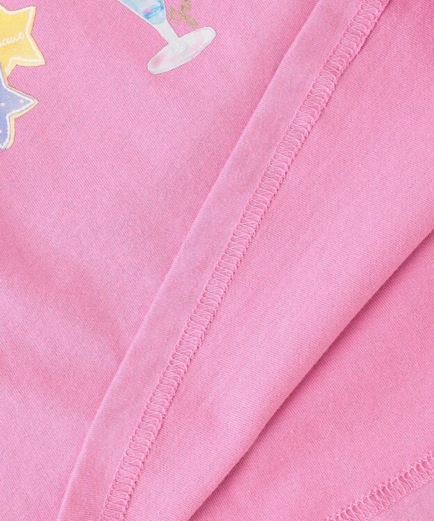 ANY KIDS スイーツ オン・オフショルダー Tシャツ ピンク