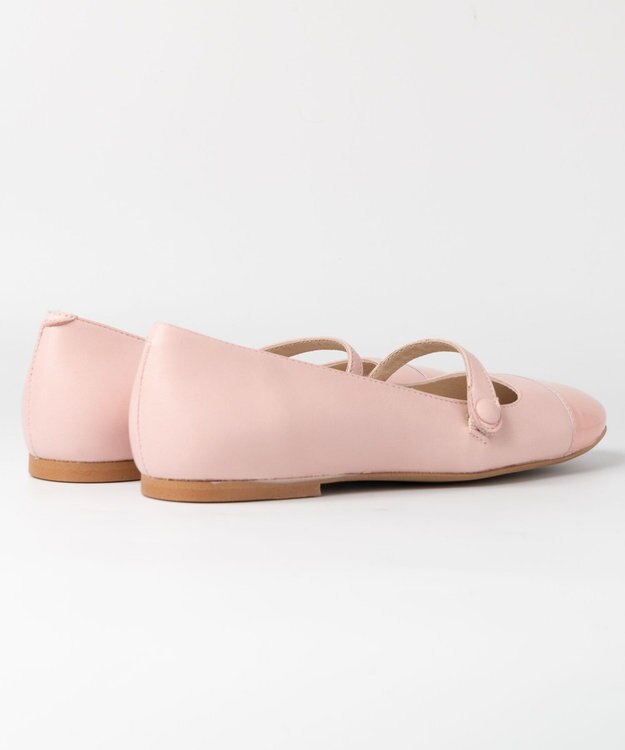 BONTRE 【BONTRE/ボントレ】コンビストラップパンプス/40051-US ピンク