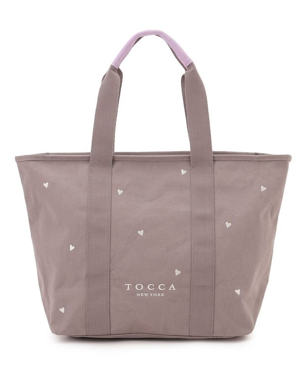 TOCCA 【chayさん着用・WEB＆一部店舗限定】LUCKY SHOWER TRAVELING TOTE トラベルキャンバストート [新色]ライトグレー系