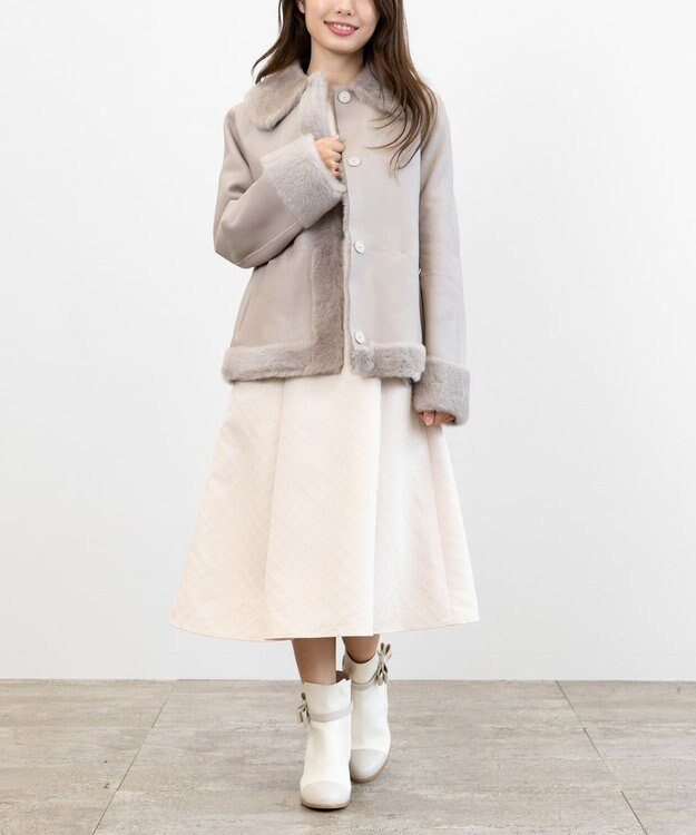 TOCCA 【数量限定】FAVOR ムートンコート ベージュ系