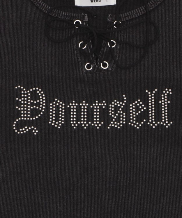 WEGO グラフィックレースアップちびT 柄4