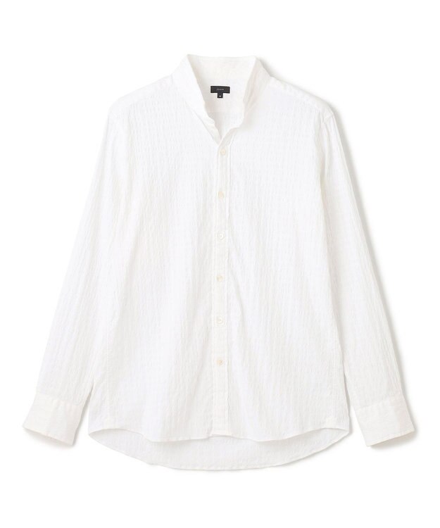 JOSEPH HOMME トリックジャガード　ウイングカラーシャツ ホワイト系