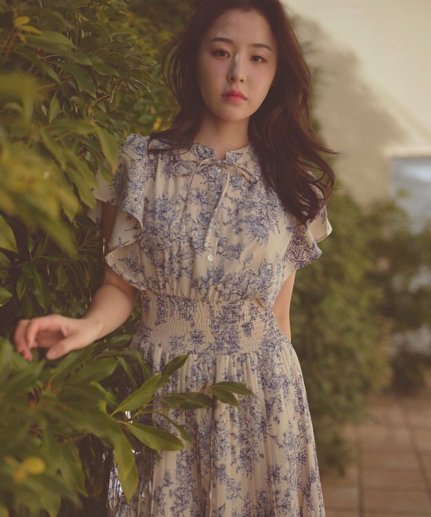 Feroux 【大好評につき新色・追加決定！】ウエストシャーリングデシン ワンピース ホワイト系1