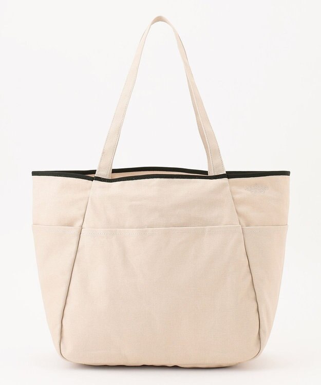 TOCCA 【WEB＆一部店舗限定】【A4サイズ対応】MERCATO LOGO CANVASTOTE キャンバストートバッグ ベージュ系