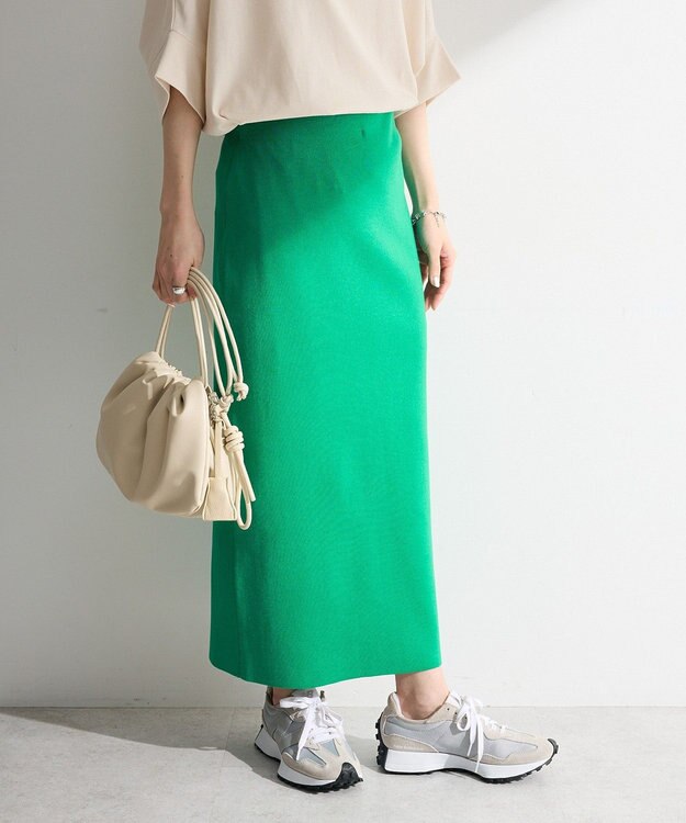 Green Parks ニットタイトスカート Green