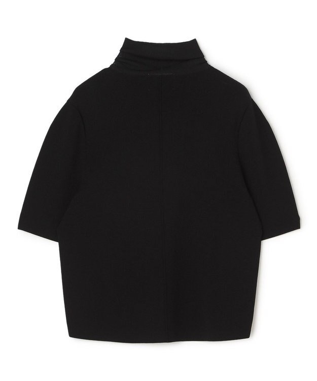 BEIGE， LAURA / ドライタッチ ストレッチショートスリーブニット Black