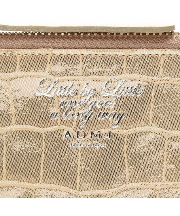 A.D.M.J. 【牛革】ヴィッテリグリシャムウェンディ　オーガナイザーパース ゴールド