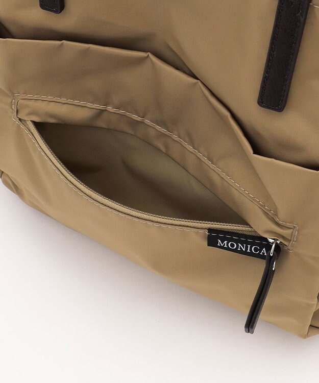 LA BAGAGERIE 【MONICA】ポーチ付き4WAYリュックサック ベージュ