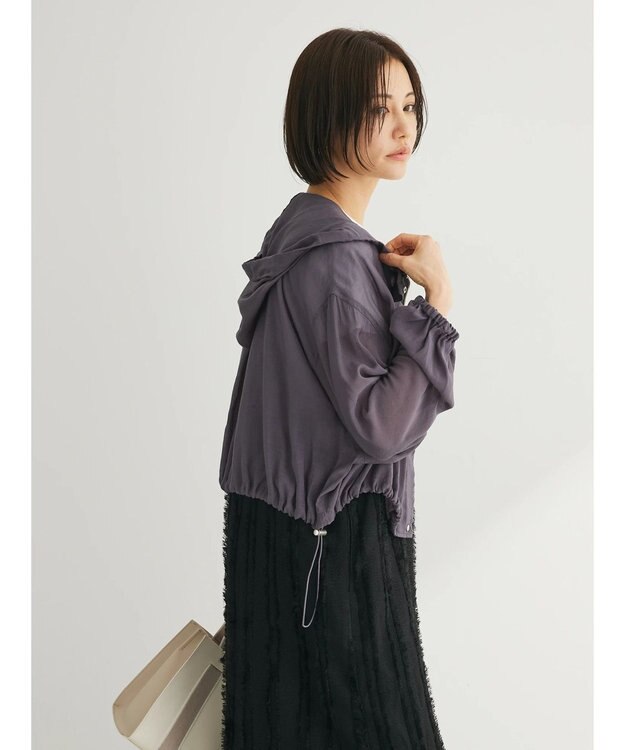 Green Parks ・ＥＬＥＮＣＡＲＥ　ＤＵＥ　シアーマウンテンパーカー Charcoal Gray