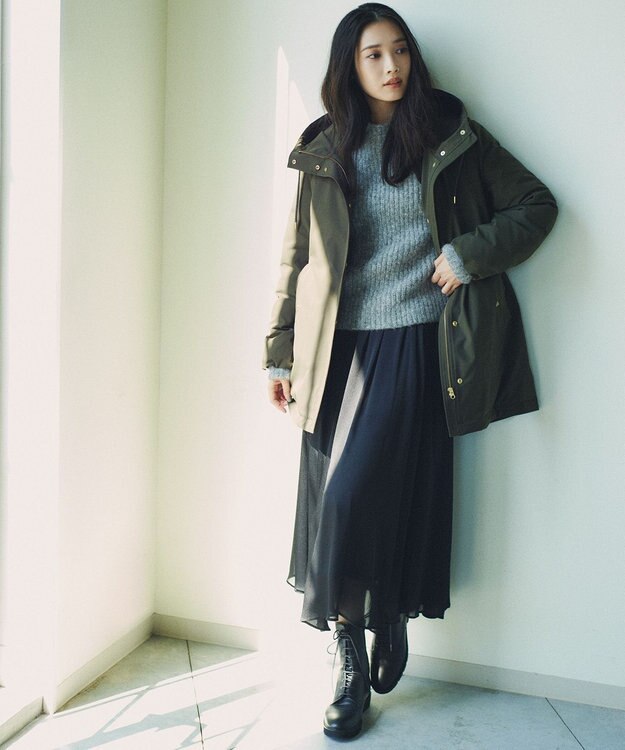 23区 レースアップ ショート ブーツ ブラック系