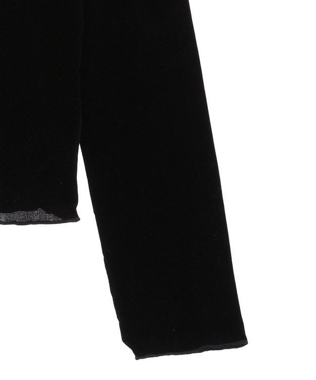 Green Parks シアーベロアプルオーバー Black