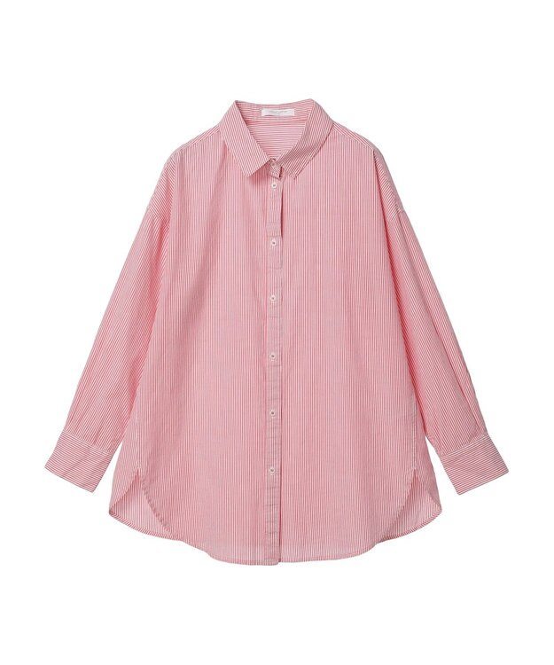 Green Parks アソートストライプシャツ Pink