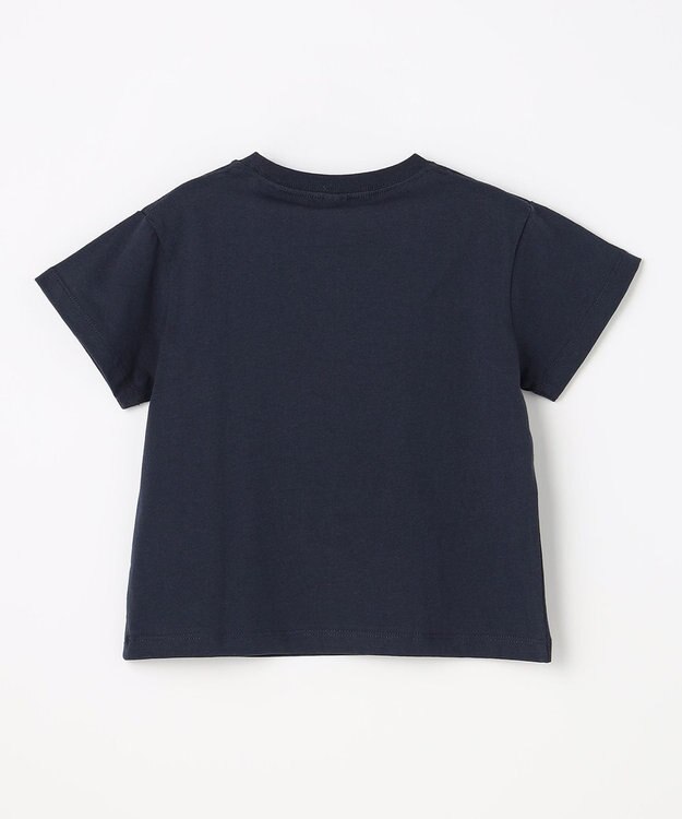 ANY KIDS 【洗濯機可能】サメプリント 半袖Tシャツ ネイビー