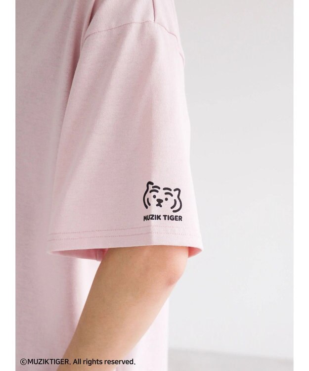 Green Parks ムジークタイガー／ＢＩＧ　ＣＡＴ　Ｔシャツ Pink