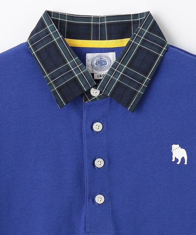 J.PRESS KIDS 【140-170cm】ブル ポロシャツ ロイヤルブルー系