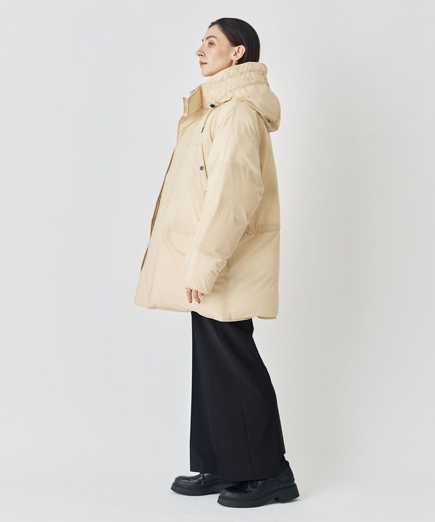 UNFILO MENS 【男女兼用】ウォーム ライトムーブ ミリタリーアウター  [24年秋冬商品] イエロー ベージュ