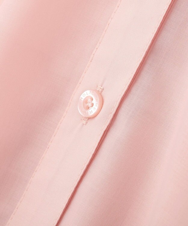 AMERICAN HOLIC 【イージーケア】シアーラウンドシャツ Pink