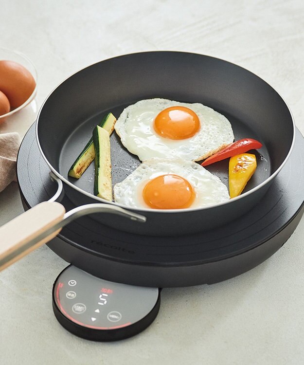 YAMATO テーブル＆キッチン 【レコルト】卓上IHクッキンググリドル  グレー  RIH-1(GY) グレー