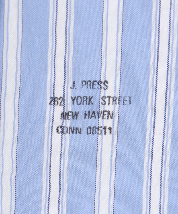 J.PRESS MEN 【WEB・一部店舗限定】マルチストライプシャツ サックスブルー系1