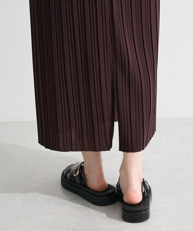 Green Parks プリーツスカート Brown