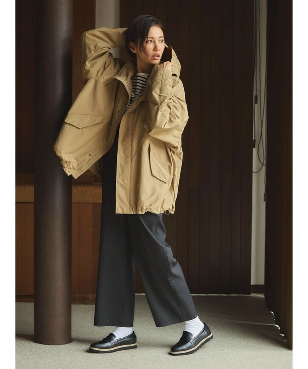 Green Parks 撥水加工　２Ｗａｙナイロンブルゾン Beige