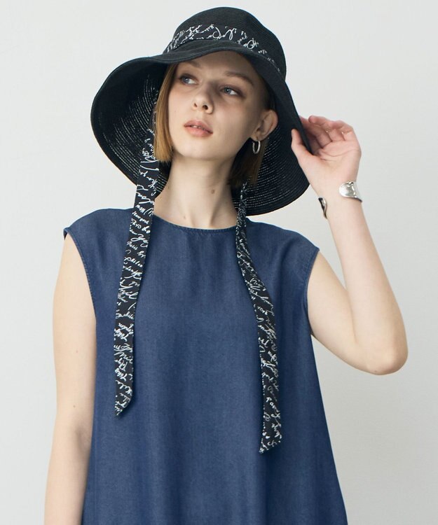 ICB 【先行予約・30th ANNIVERSARY】フェイクラフィアリボンハット ブラック