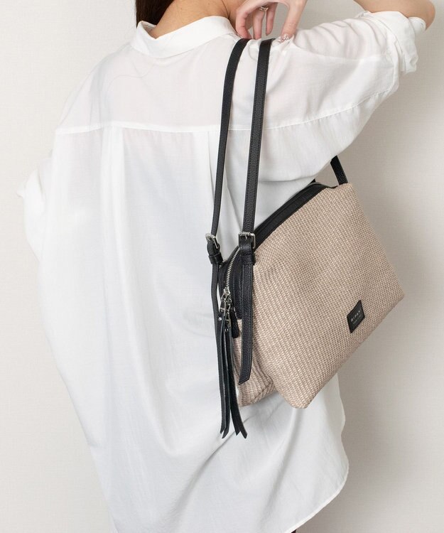 INTER-CHAUSSURES 【RIPANI】サマーコンビ・ショルダー ベージュコンビ