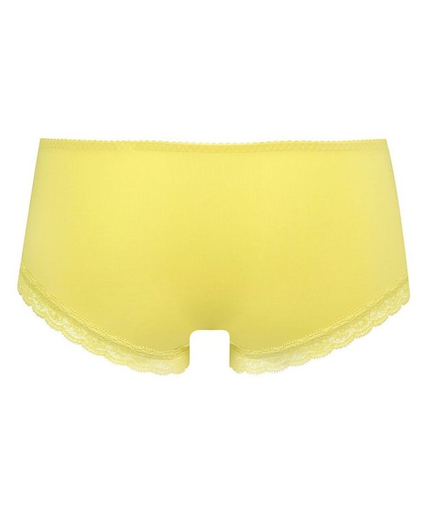 WACOAL ショーツ ボーイレングス 【リボンブラ】 BRB413とペア はきこみ丈あさめ やわらかく伸びる素材（バック） レディース PRA613 /ワコール イエロー