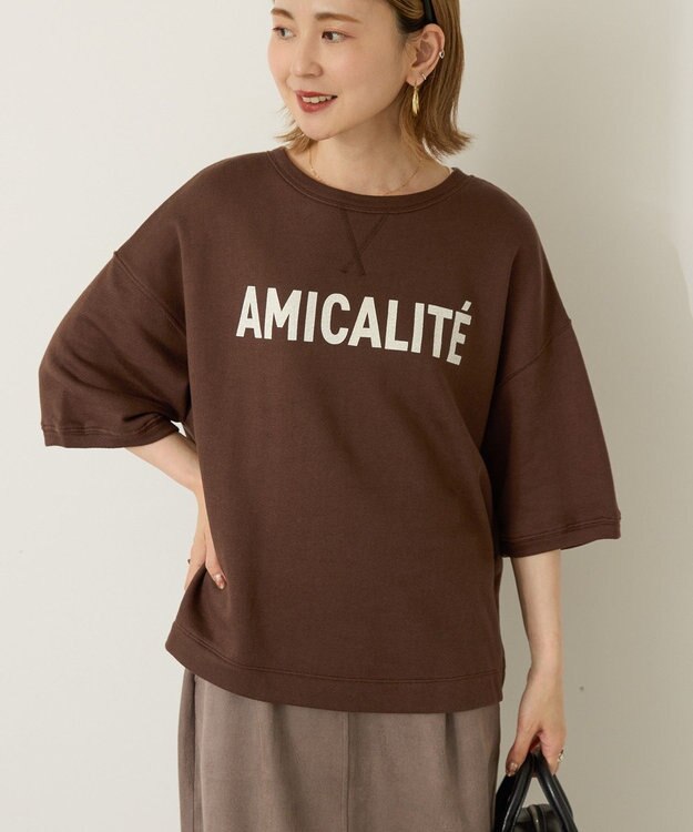 AMERICAN HOLIC アソートロゴルーズドルマンプルオーバー Brown