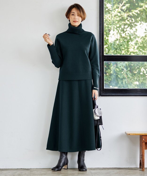 ICB 【人気のためさらに新色追加・全5色展開】 3ピースチャームバッグ ブラック×パイソン