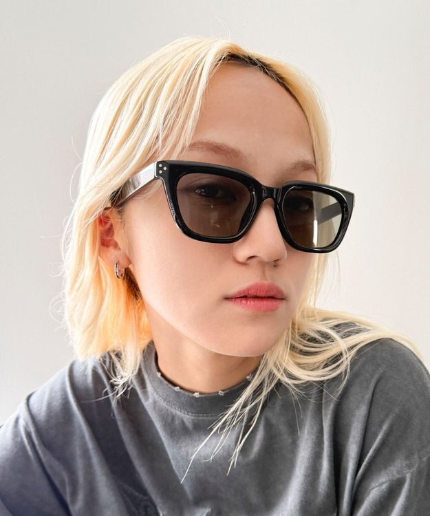 WEGO 【ユニセックス着用ITEM】カラーレンズウェリントン ブラックその他